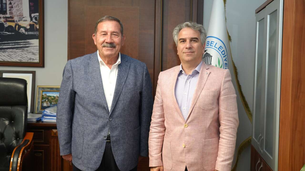 Kaymakam Karagül'den Başkan Topuz'a İadei-i Ziyaret 2